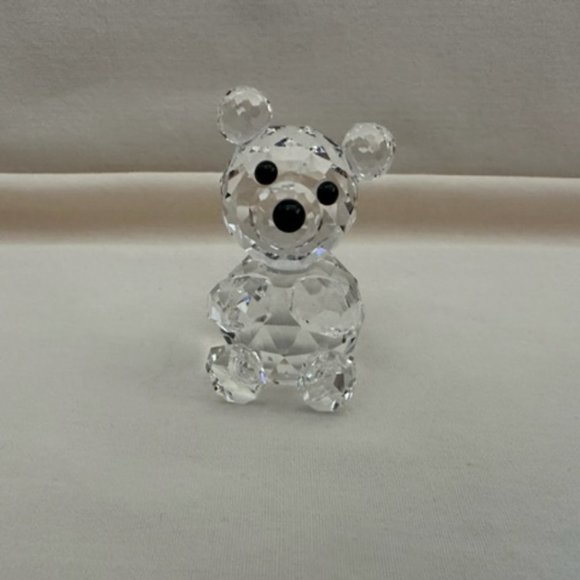 Swarovski Crystal Miniature Teddy Bear Figurine - Picture 1 of 8
